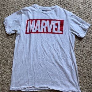 Marvel authentic white t shirt